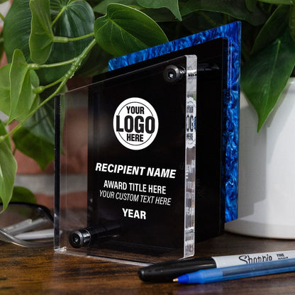 TrophySmack 6" Rise Custom Acrylic Award