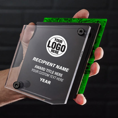 TrophySmack 6" Rise Custom Acrylic Award