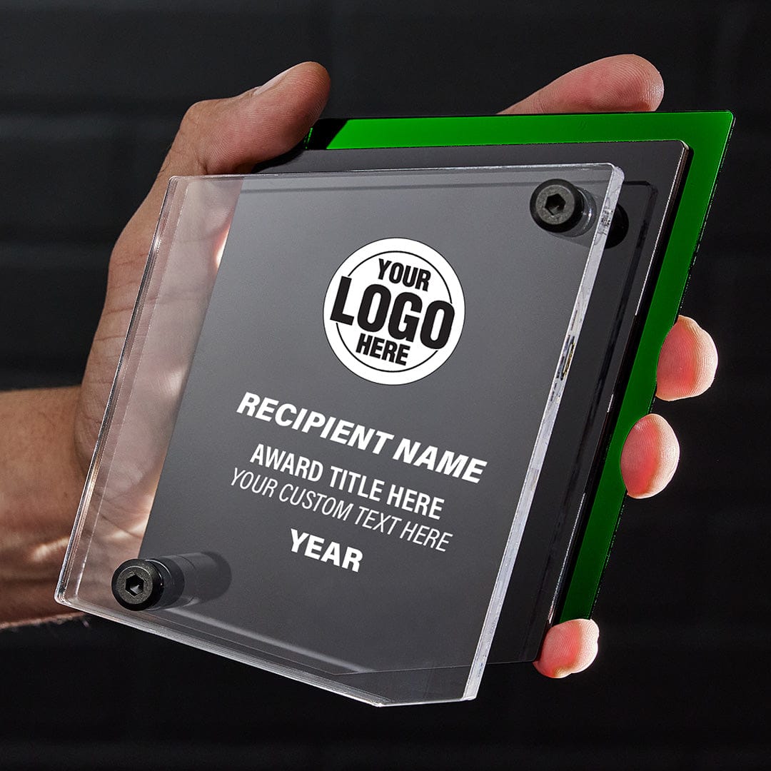 TrophySmack 6" Rise Custom Acrylic Award