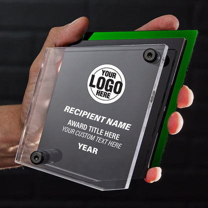 TrophySmack 6" Rise Custom Acrylic Award