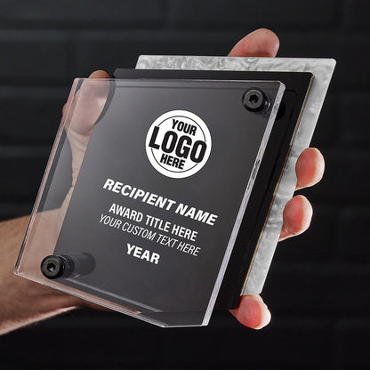 TrophySmack 6" Rise Custom Acrylic Award