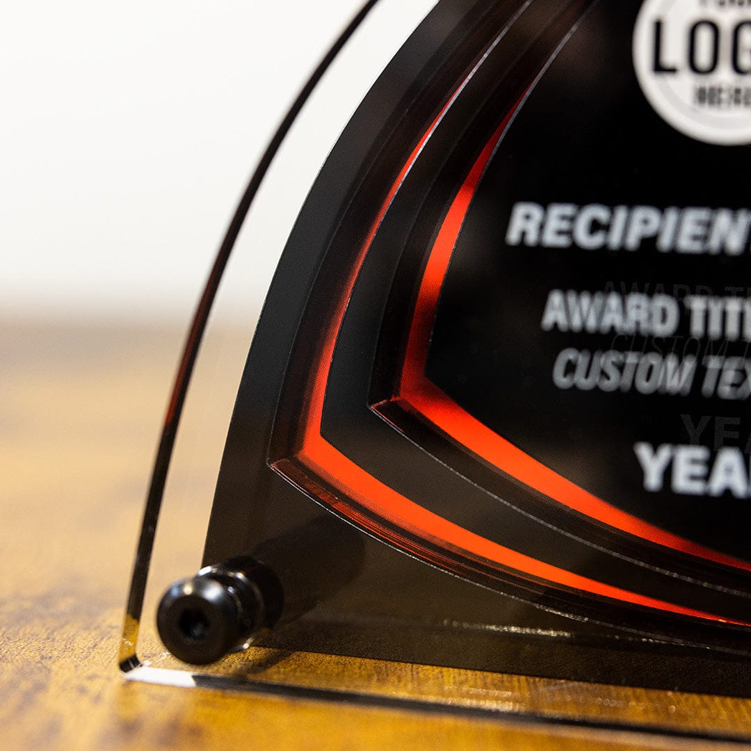 TrophySmack 6" Shockwave Custom Acrylic Award