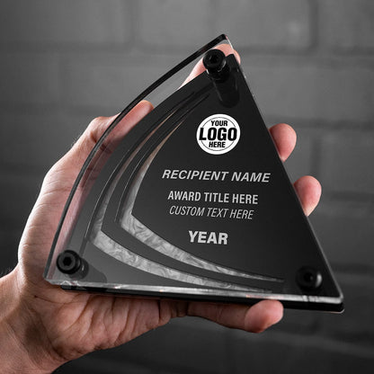 TrophySmack 6" Shockwave Custom Acrylic Award