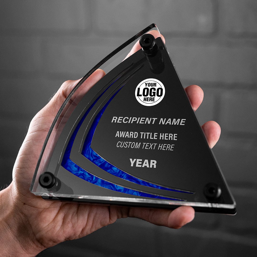 TrophySmack 6" Shockwave Custom Acrylic Award