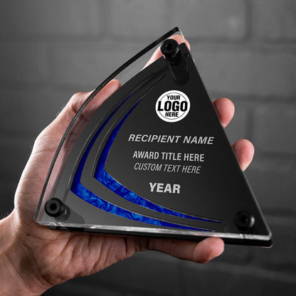 TrophySmack 6" Shockwave Custom Acrylic Award
