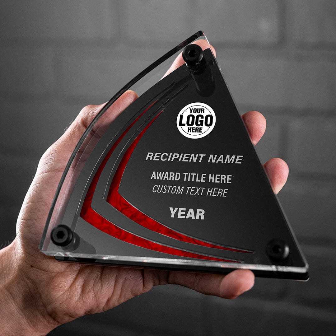 TrophySmack 6" Shockwave Custom Acrylic Award
