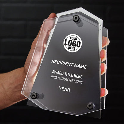 TrophySmack 7.5" Crest Custom Acrylic Award