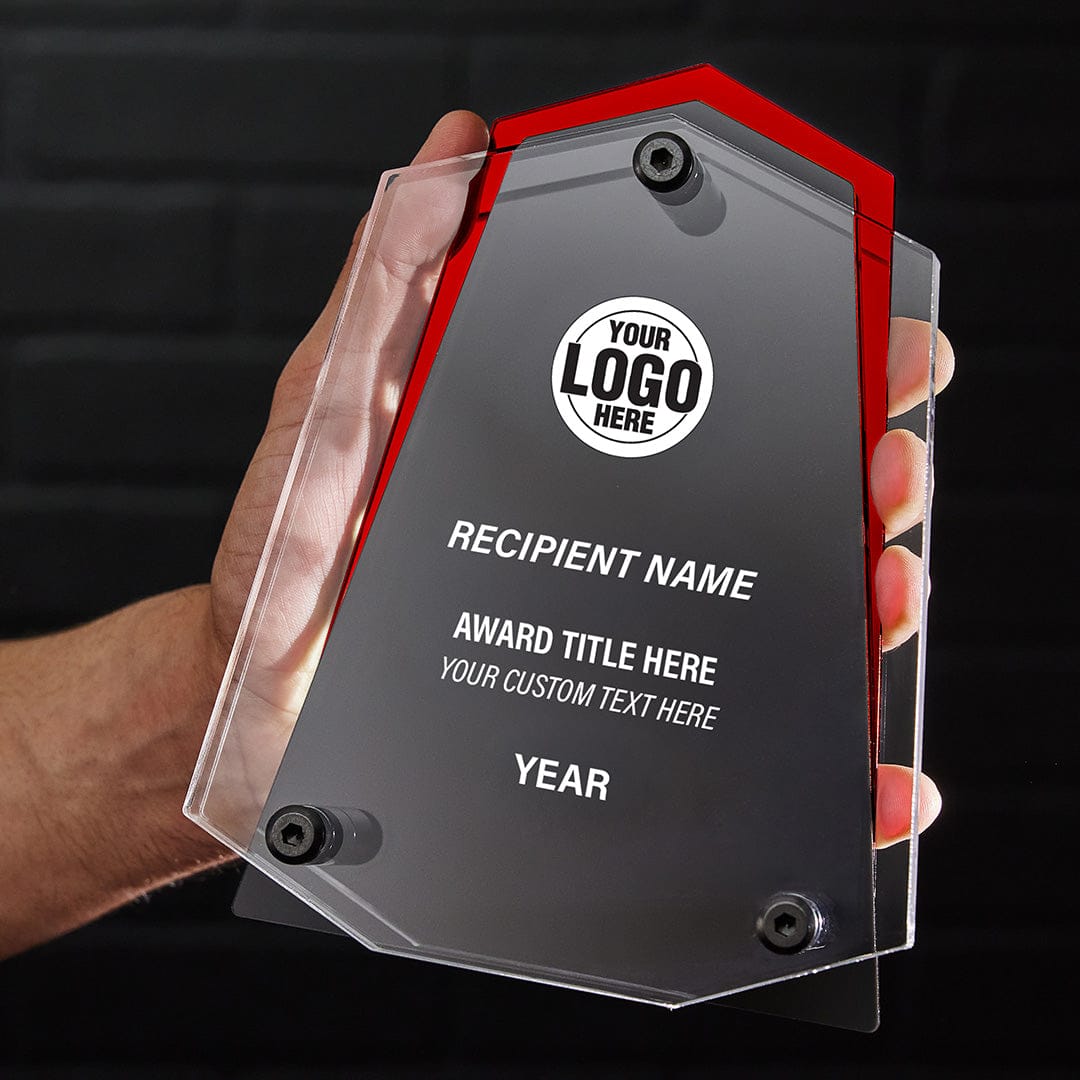 TrophySmack 7.5" Crest Custom Acrylic Award