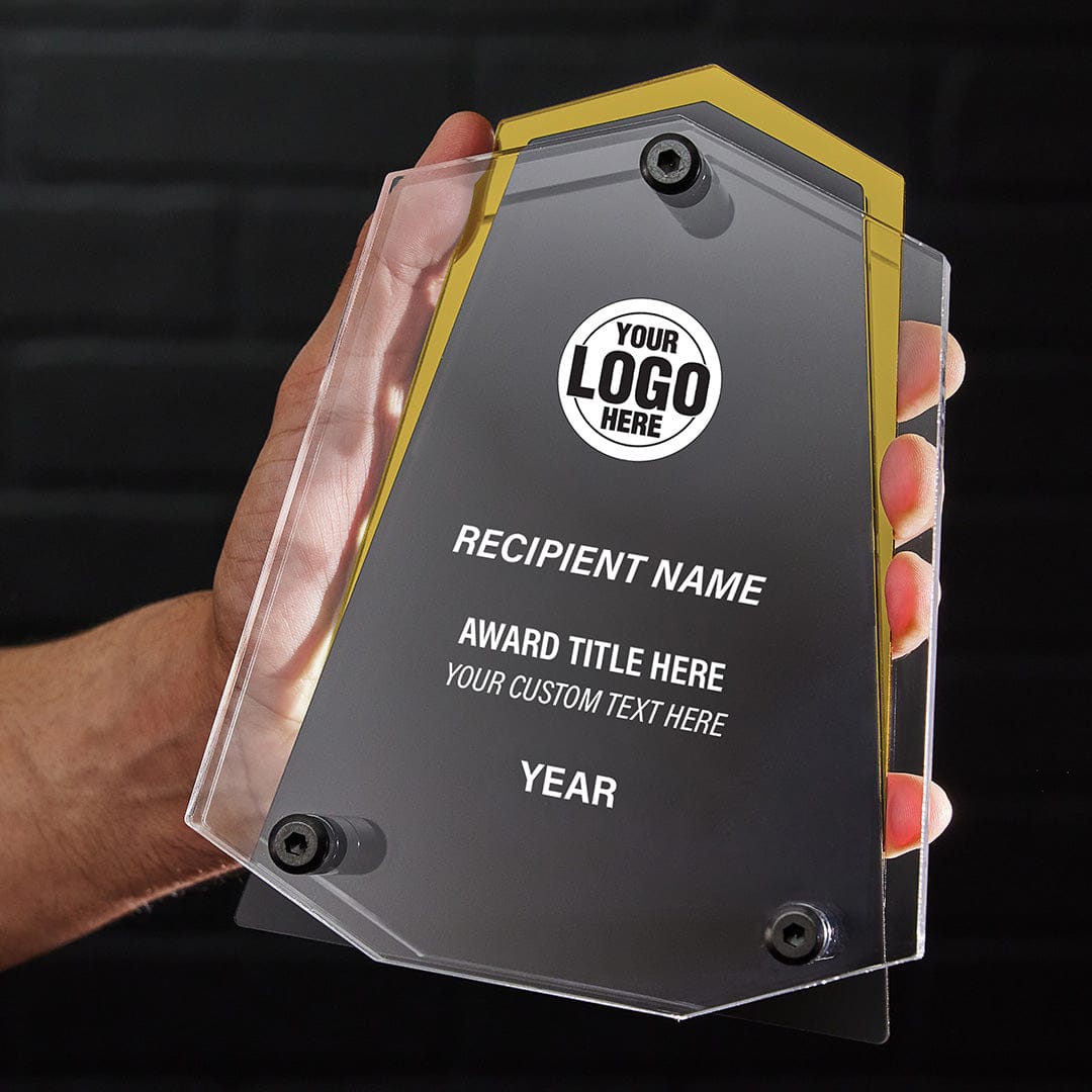 TrophySmack 7.5" Crest Custom Acrylic Award