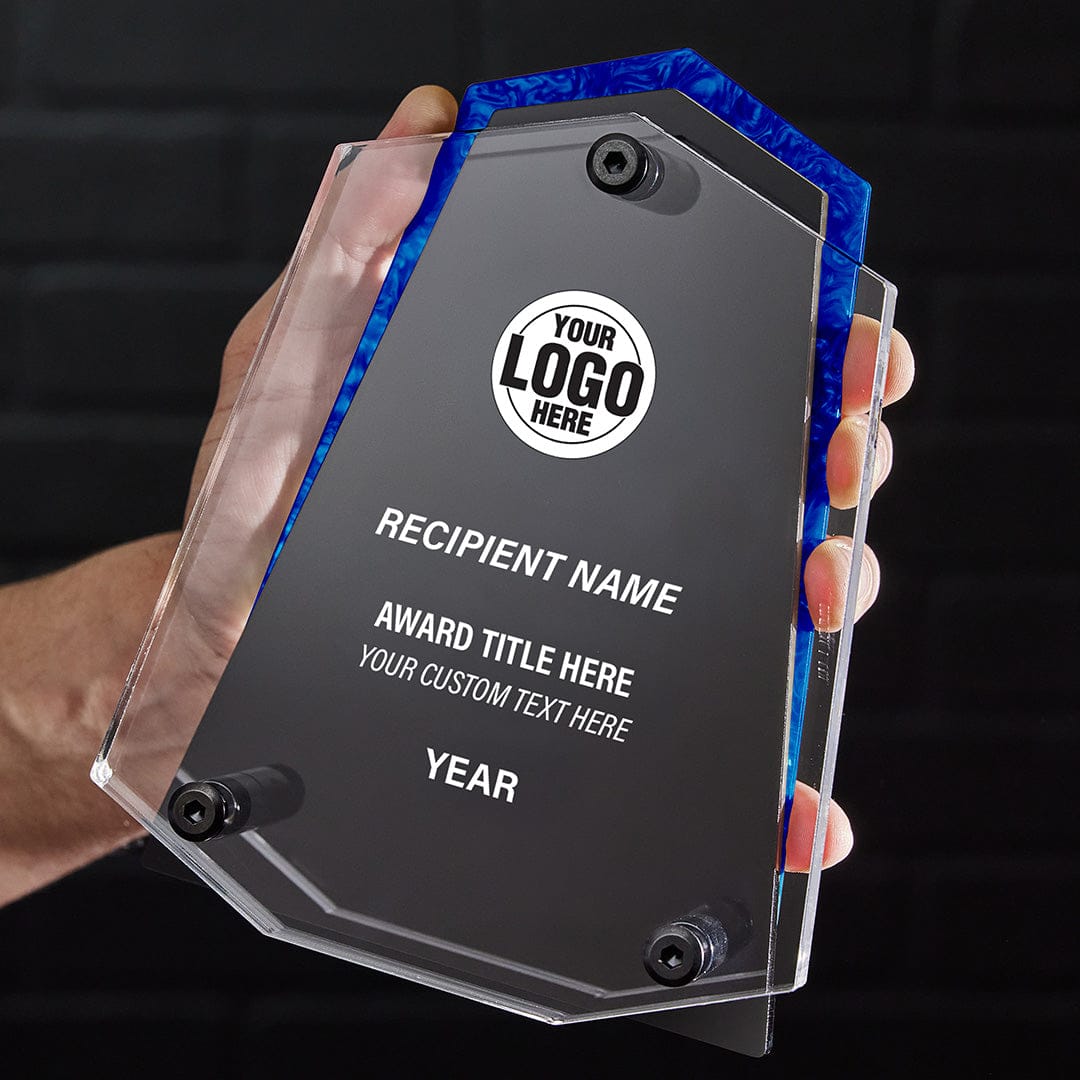 TrophySmack 7.5" Crest Custom Acrylic Award