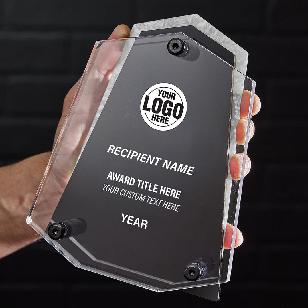 TrophySmack 7.5" Crest Custom Acrylic Award