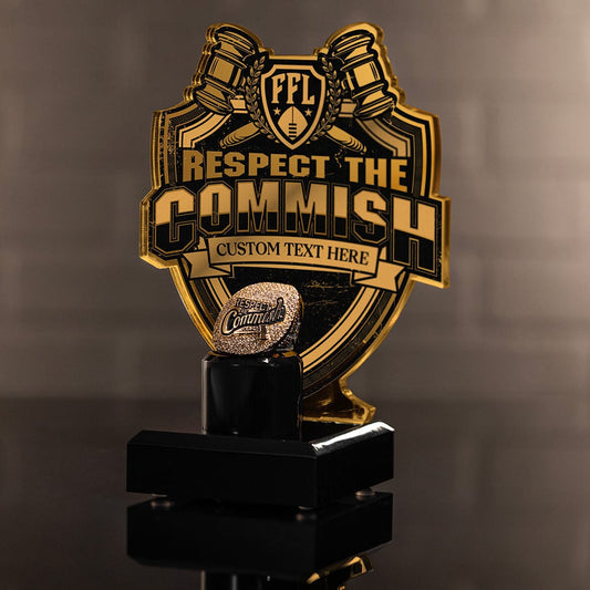 TrophySmack 7" Commish Championship Display Bundle