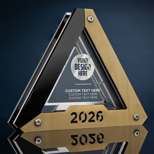 TrophySmack 7" Delta Custom Acrylic Award