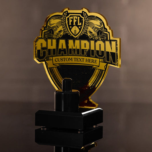 TrophySmack 7" Fantasy Football Championship Ring Display