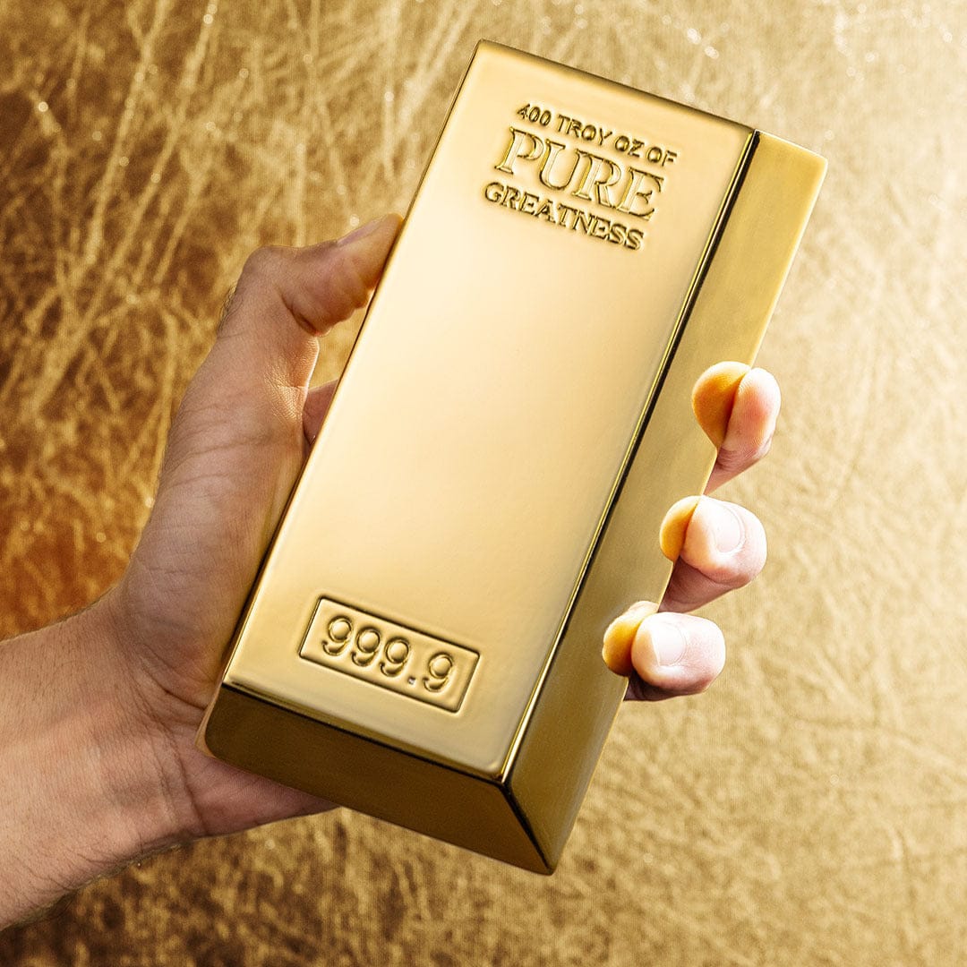 2lb Custom Gold Bar Award - TrophySmack