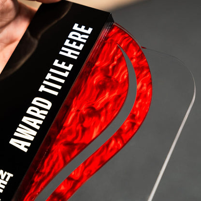 TrophySmack 8.5" Surge Custom Acrylic Award