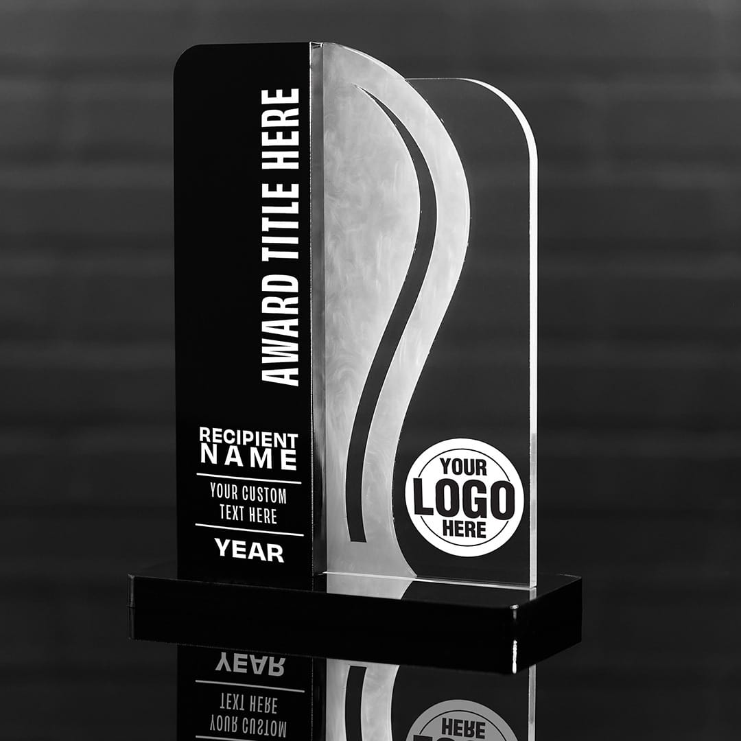 TrophySmack 8.5" Surge Custom Acrylic Award