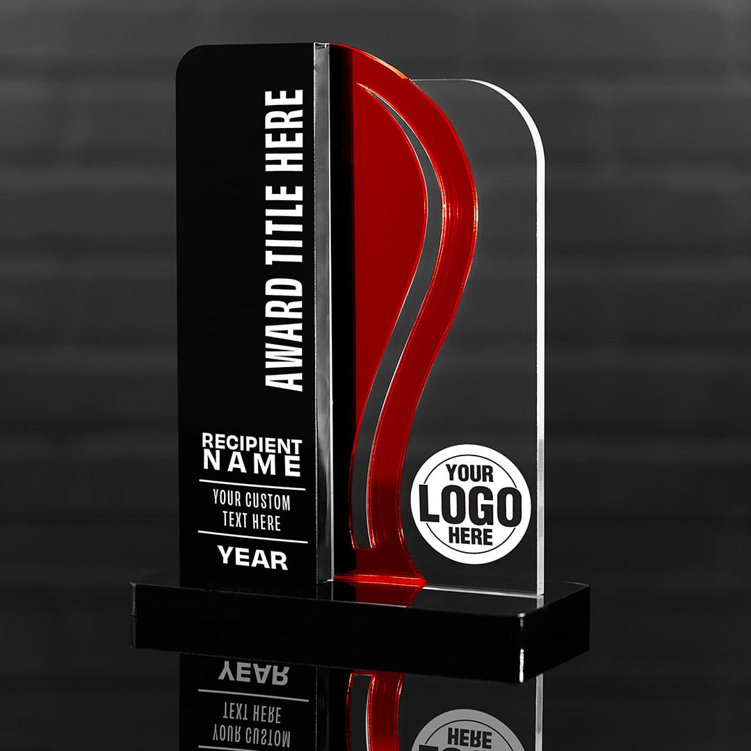 TrophySmack 8.5" Surge Custom Acrylic Award