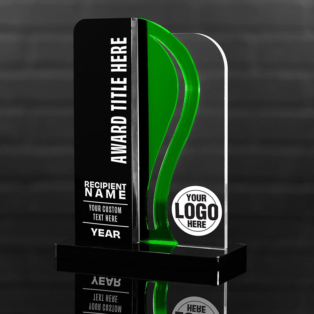 TrophySmack 8.5" Surge Custom Acrylic Award