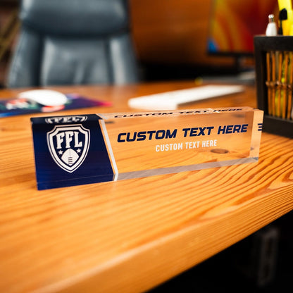 TrophySmack 8" Fantasy Football Champion Desk Name Plate