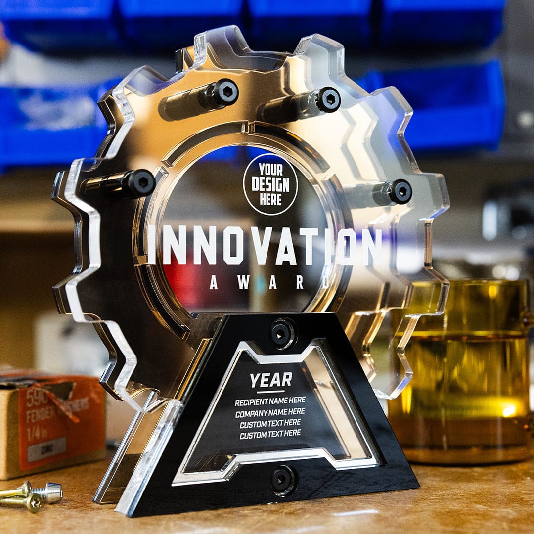 TrophySmack 8" Innovation Custom Acrylic Award