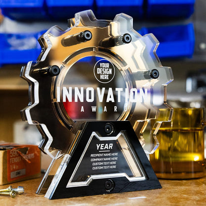 TrophySmack 8" Innovation Custom Acrylic Award