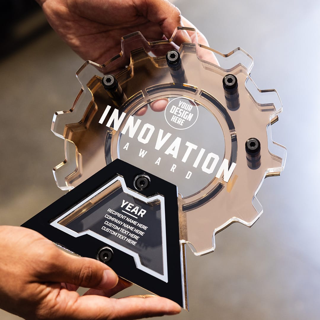 TrophySmack 8" Innovation Custom Acrylic Award