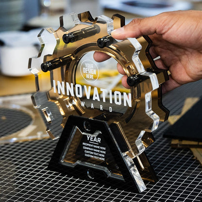 TrophySmack 8" Innovation Custom Acrylic Award