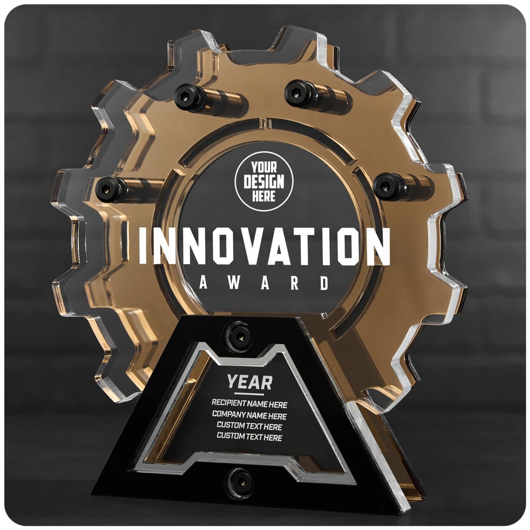 TrophySmack 8" Innovation Custom Acrylic Award
