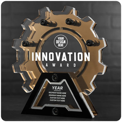 TrophySmack 8" Innovation Custom Acrylic Award