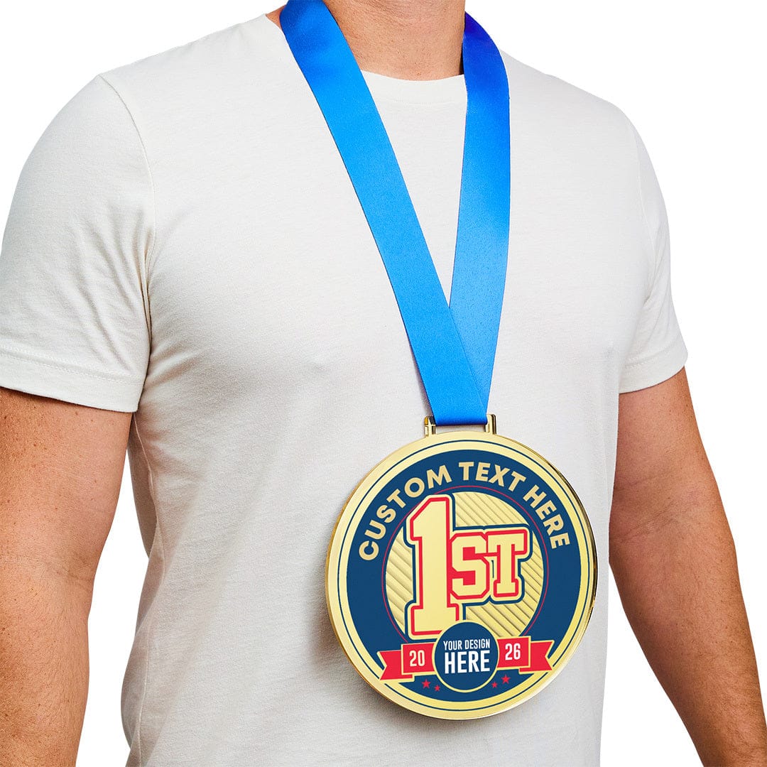 TrophySmack 8" Oversized Acrylic Medal