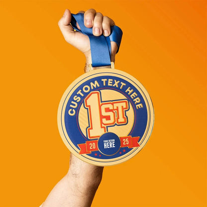 TrophySmack 8" Oversized Acrylic Medal Bundle