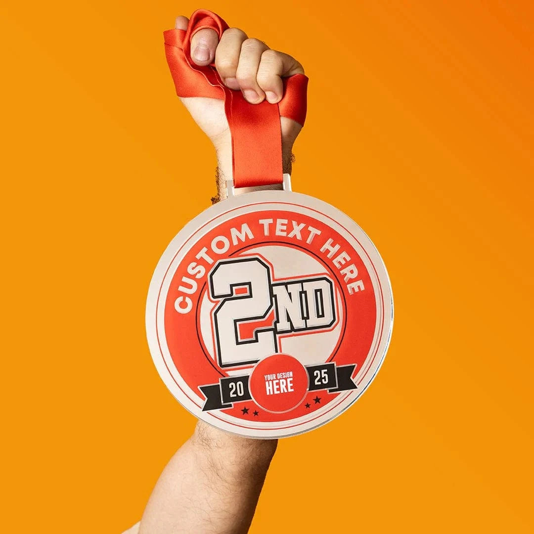 TrophySmack 8" Oversized Acrylic Medal Bundle