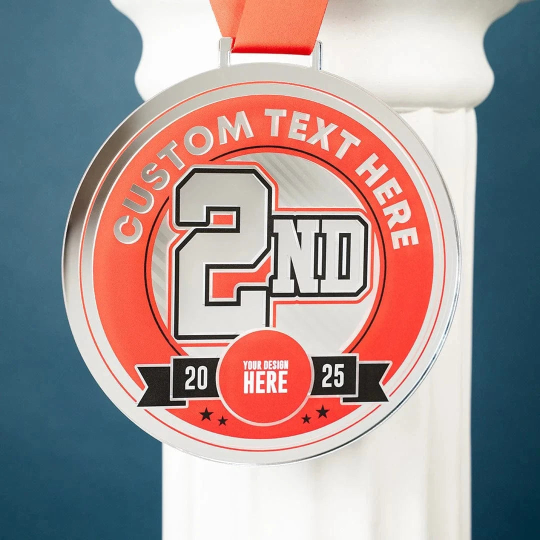 TrophySmack 8" Oversized Acrylic Medal Bundle