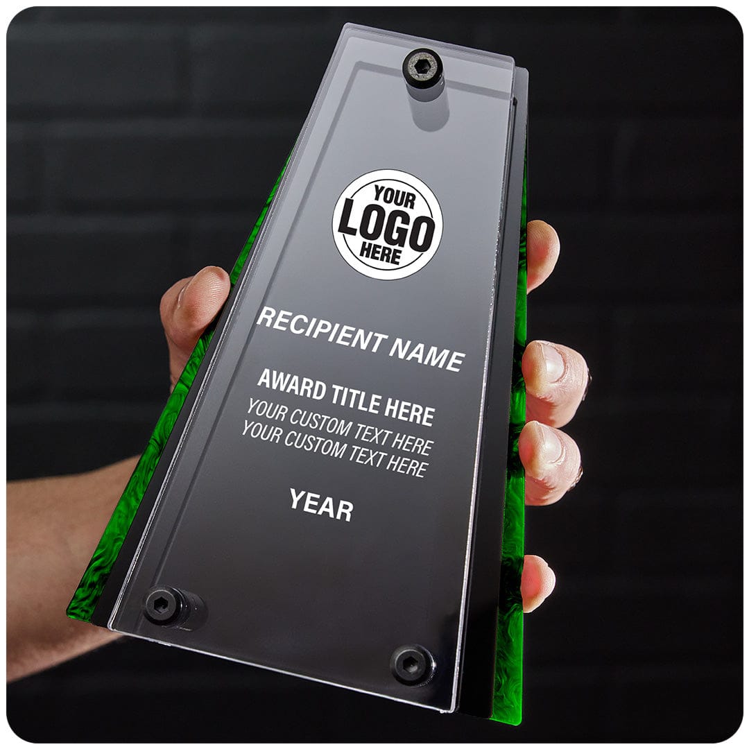 TrophySmack 8" Vista Custom Acrylic Award