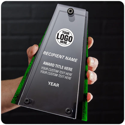 TrophySmack 8" Vista Custom Acrylic Award