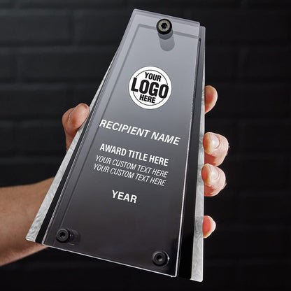 TrophySmack 8" Vista Custom Acrylic Award