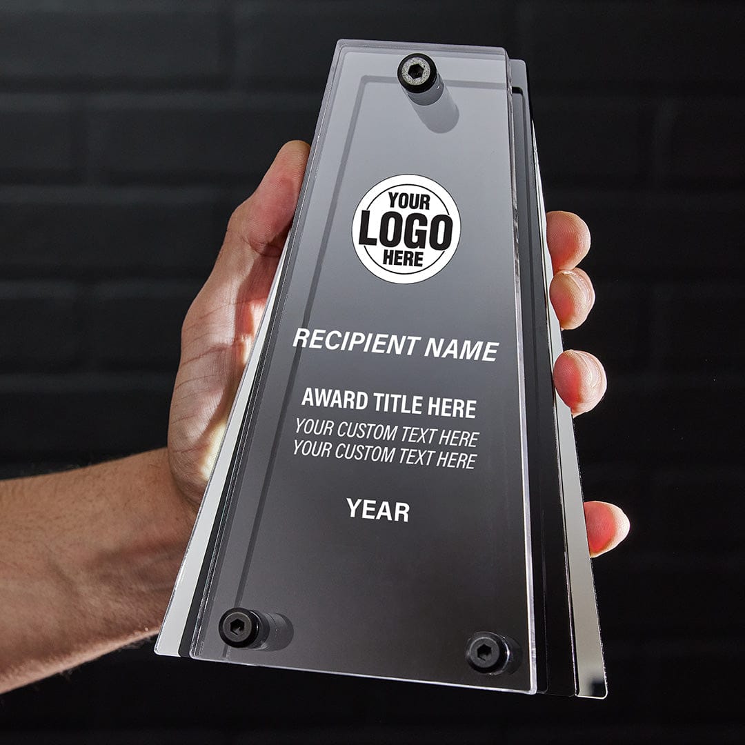 TrophySmack 8" Vista Custom Acrylic Award