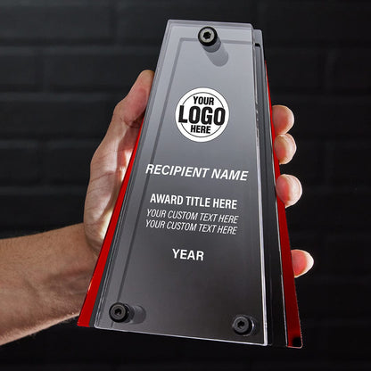 TrophySmack 8" Vista Custom Acrylic Award