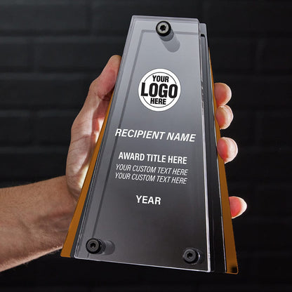 TrophySmack 8" Vista Custom Acrylic Award