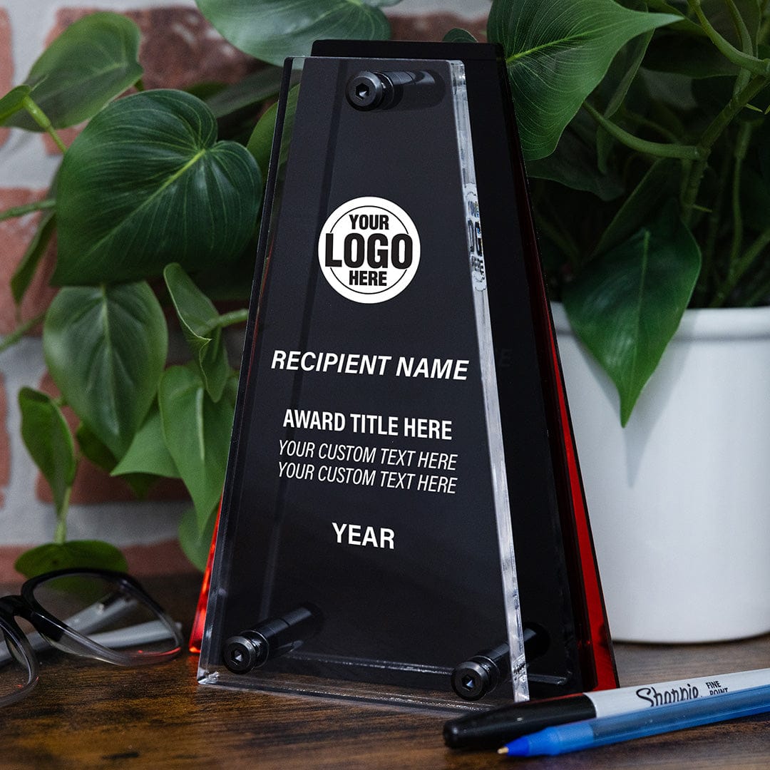 TrophySmack 8" Vista Custom Acrylic Award