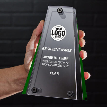 TrophySmack 8" Vista Custom Acrylic Award