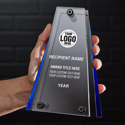 TrophySmack 8" Vista Custom Acrylic Award