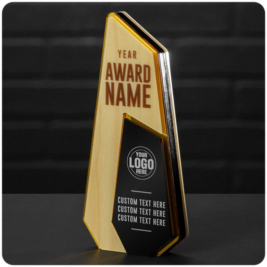 TrophySmack 9" Elevate Custom Acrylic Award