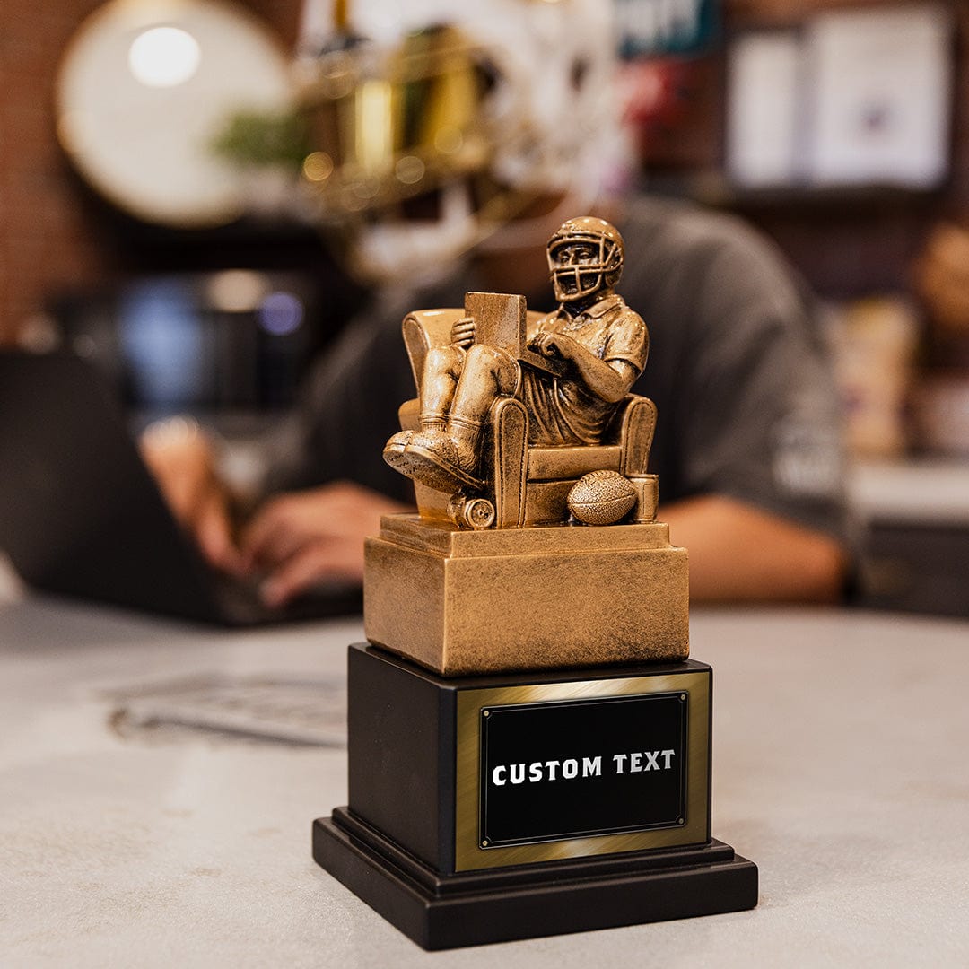 TrophySmack Armchair Champ Trophy on Mini Base