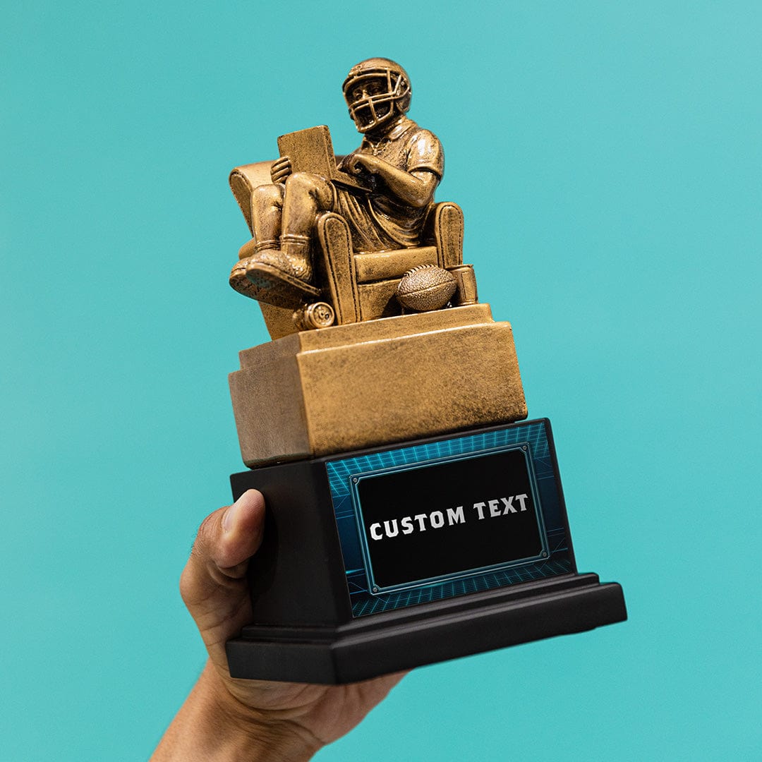TrophySmack Armchair Champ Trophy on Mini Base