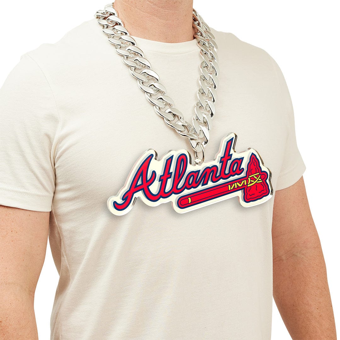 Bravws Riley Chain Atlanta Braves MLB Chromatic Turnover Chain - TrophySmack