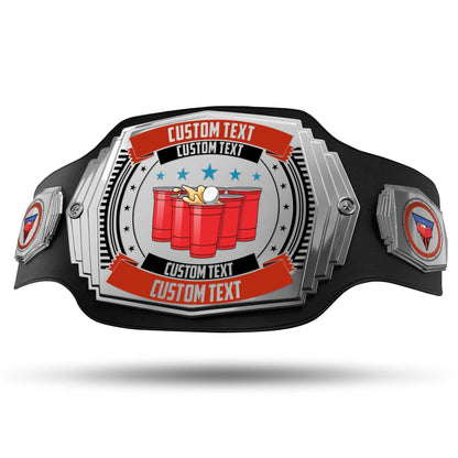 TrophySmack Beer Pong 6lb Customizable Championship Belt