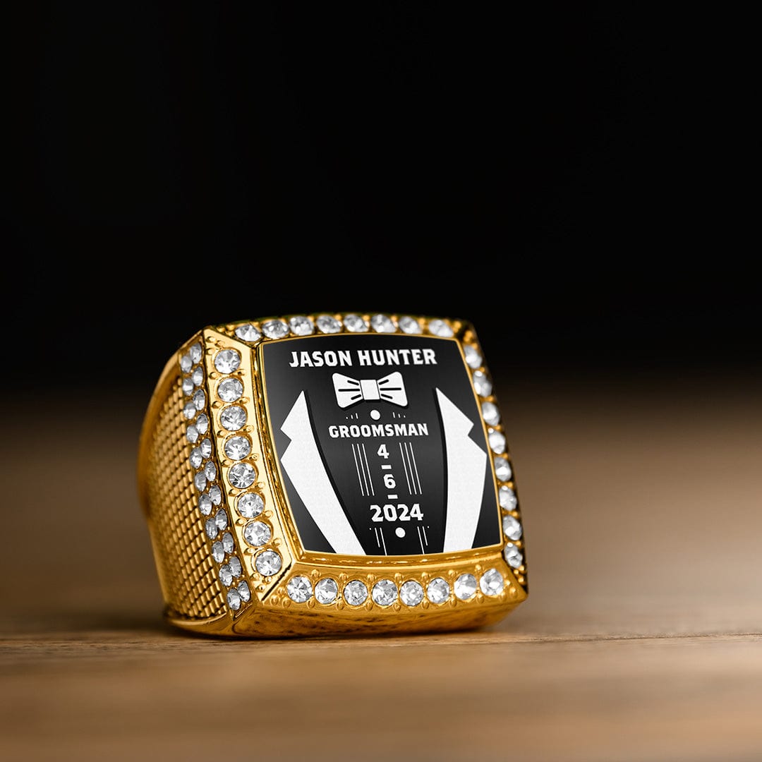 Custom Championship Ring: Best Man Gift - TrophySmack