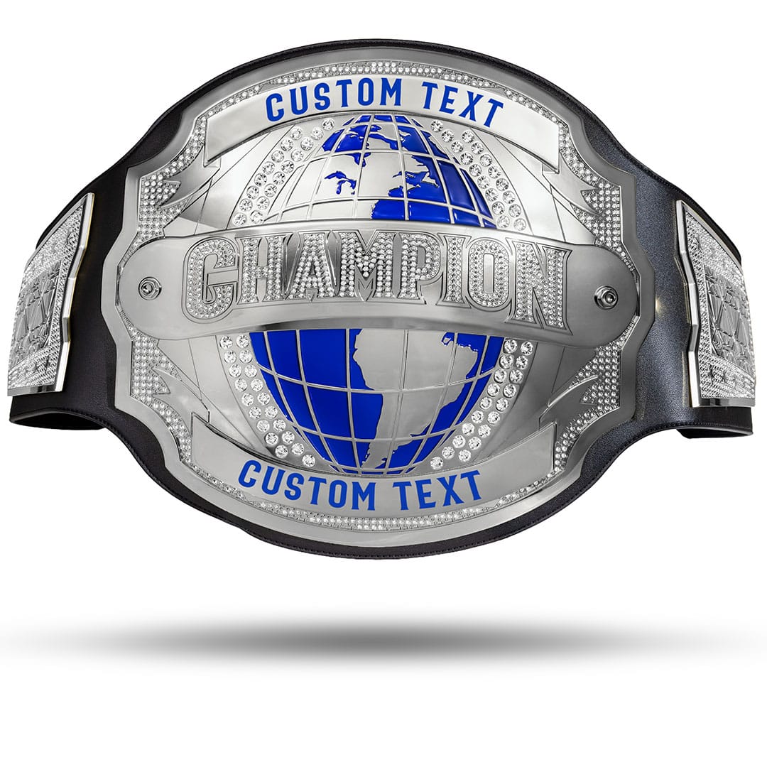 TrophySmack Blinged Out 7lb Custom Championship Belt - Platinum